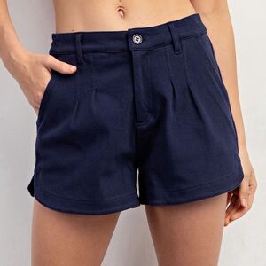 NWOT Rae Mode Navy blue paperboy shorts women's size Large